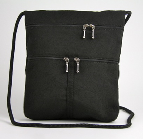 T15 North South Ipad Bag in G20L Black Mattelasse Fabric